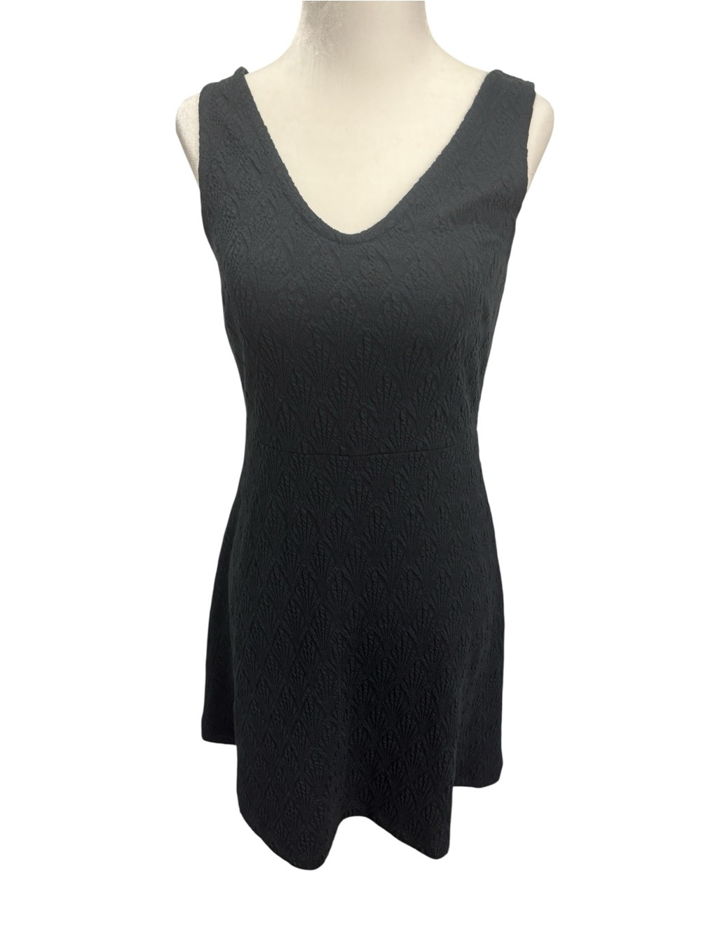 Jacqueline De Yong JDY Textured Mini Dress Sleeveless Dark Navy Size XS